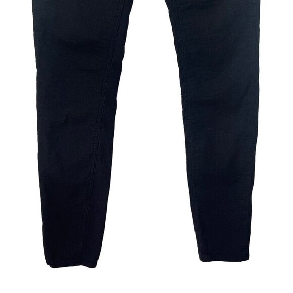 AllSaints Mast Skinny Jeans Croc Black Women’s Size 26 Low Rise Stretch Denim - Picture 4 of 13